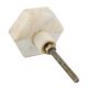 Hexagon Terrazzo Marble Round Cabinet Knobs